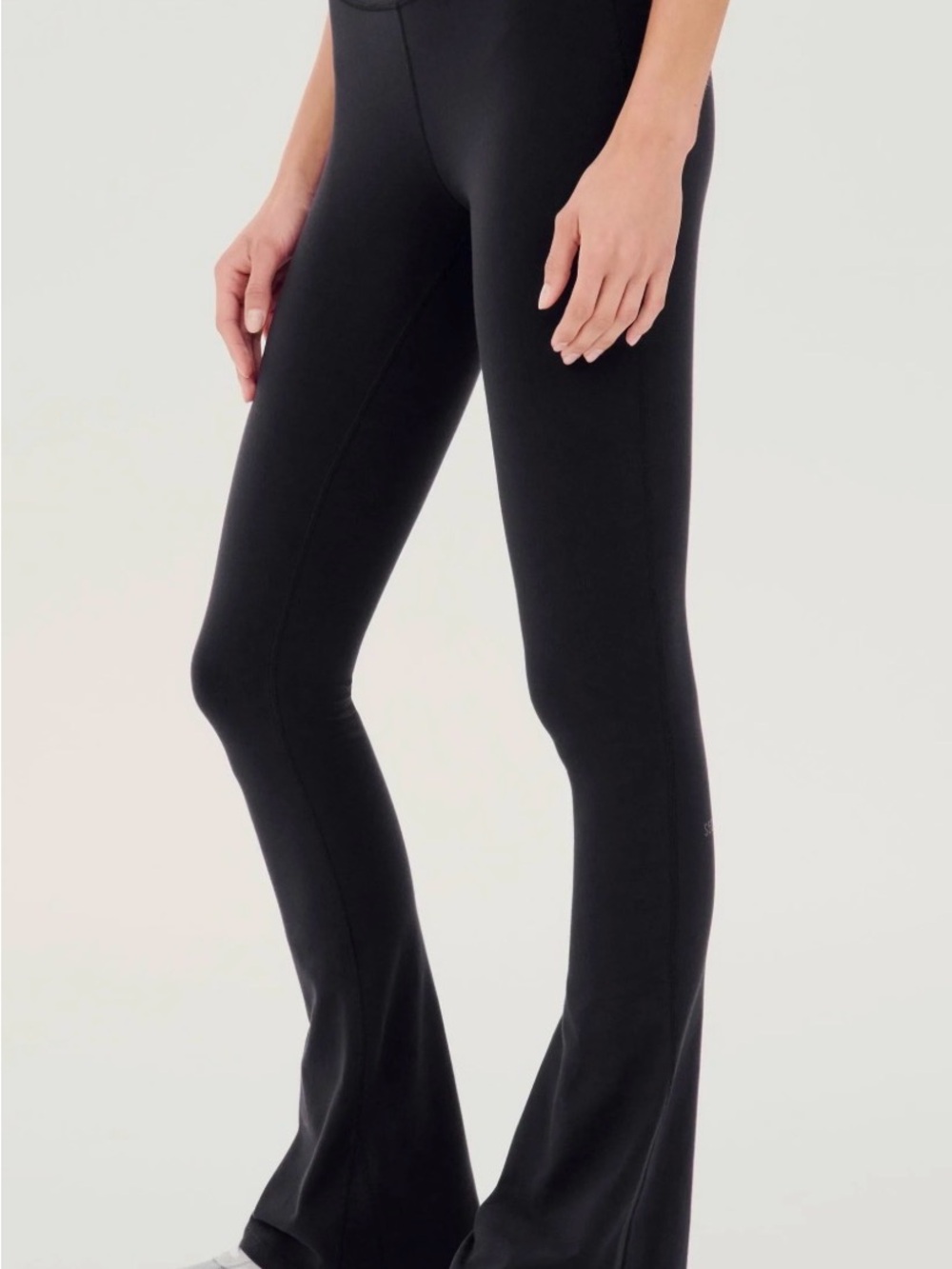 Splits59 Black High-Waist Flare Leggings